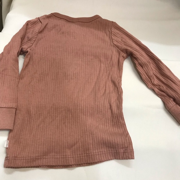 MORI Baby Blush pink Bamboo/Organic Cotton 2 PC SET 9-12 mo Rib Knit Girls - Picture 7 of 12